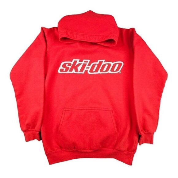 Vintage Ski Doo Sweatshirt Hoodie Mens Size Medium 90s Snowmobile Made In Canada - Picture 1 of 6